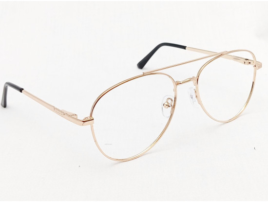 Computer Glasses Medium Size Aviator Gold Color