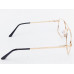 Computer Glasses Medium Size Aviator Square Gold Color