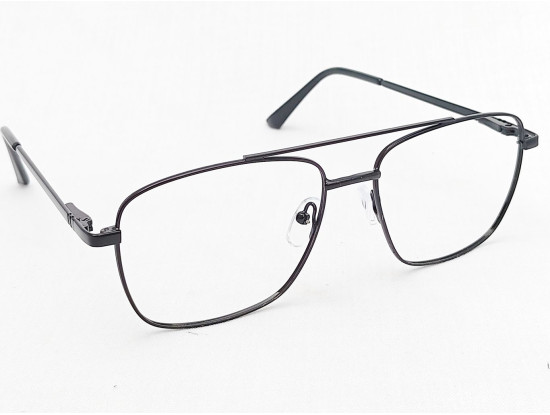 Computer Glasses Medium Size Aviator Square Black Color