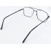 Computer Glasses Medium Size Aviator Square Black Color