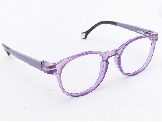 Computer Glasses Kids Size Round Purple Color 