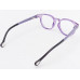 Computer Glasses Kids Size Round Purple Color 