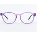 Computer Glasses Kids Size Round Purple Color 