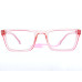 Computer Glasses Kids Size Rectangle Pink Color