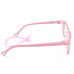 Computer Glasses Kids Size Rectangle Pink Color