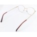 Computer Glasses Medium Size Round Gold Colour