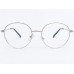 Computer Glasses Medium Size Round  Silver Colour