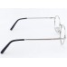 Computer Glasses Medium Size Round  Silver Colour