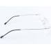 Medium Size Rectangle Rimless Silver Color