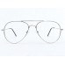 Medium Size Aviator Shape Silver Colour