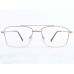 Medium Size Gold Aviator Rectangle Shape Memory Flexible Side