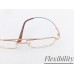 Medium Size Gold Aviator Rectangle Memory Flexible Side