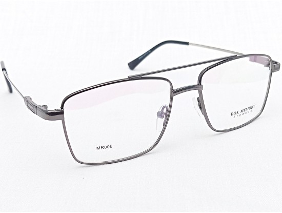 Medium Size Grey Aviator Rectangle Memory Flexible Side