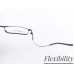 Medium Size Grey Aviator Rectangle Memory Flexible Side