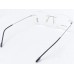 Medium Size Aviator Rimless Silver Colour