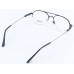 Medium Size Black Aviator Half Frame Memory Flexible Side