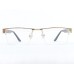 Medium Size Rectangle Light Gold Half Frame