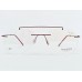 Medium Size Aviator Rimless Maroon Colour