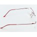 Medium Size Aviator Rimless Maroon Colour