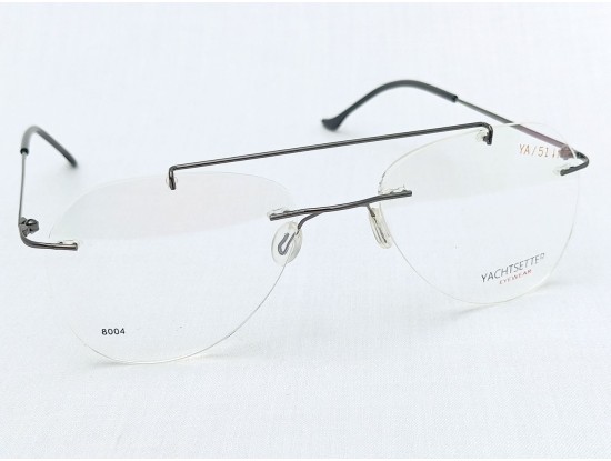 Medium Size Aviator Rimless Grey Colour