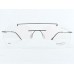 Medium Size Aviator Rimless Grey Colour