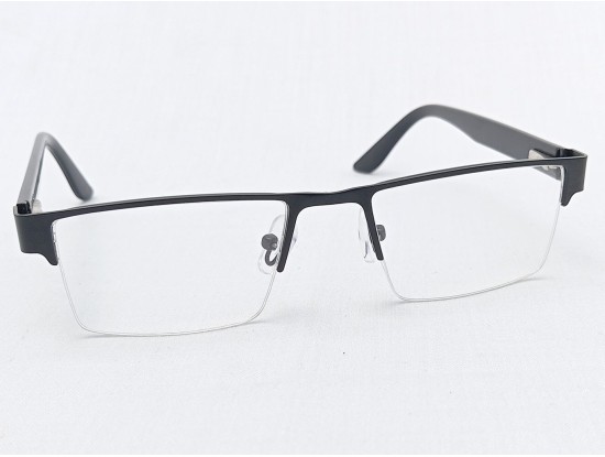 Medium Size Rectangle Black Half Frame