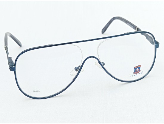 Large Size Blue Aviator Eyeglasses