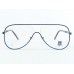 Large Size Blue Aviator Eyeglasses