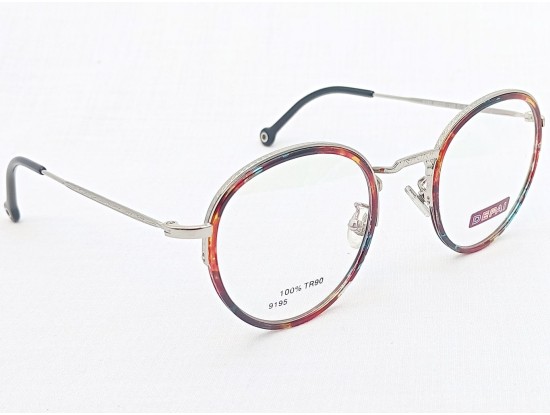 Medium Size Round Silver Colour Eyeglass