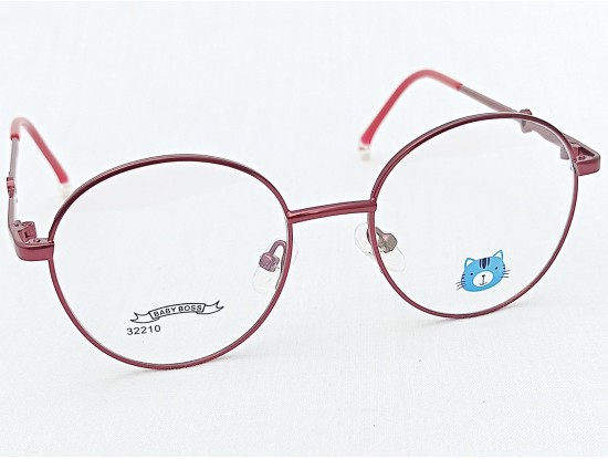 Small Size Round Maroon Colour Eyeglasses