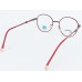 Small Size Round Maroon Colour Eyeglasses