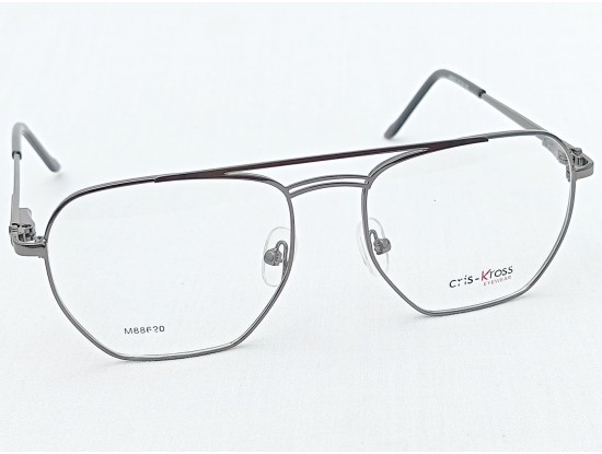 Medium Size Aviator Grey Colour Eyeglass