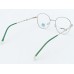 Small Size Round Silver Colour Eyeglasses