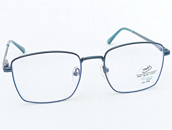 Medium Size Square Blue Colour Eyeglasses