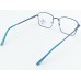 Medium Size Square Blue Colour Eyeglasses