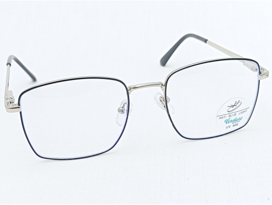 Medium Size Square Silver Colour Eyeglasses