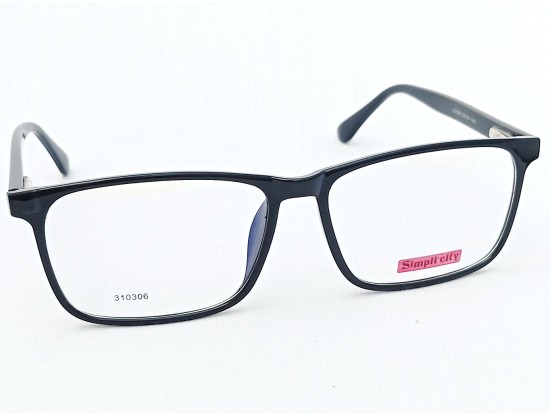 Large Size Rectangle Black Colour Eyeglasses