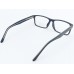 Medium Size Rectangle Matte Black Eyeglasses