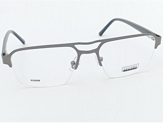 Medium Size Rectangle Grey Half Frame