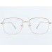 Medium Size Rectangle Gold Colour Eyeglasses