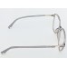 Medium Size Square Grey Transparent Eyeglasses