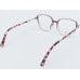 Medium Size Square Brown Transparent Eyeglasses