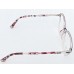 Medium Size Square Brown Transparent Eyeglasses