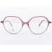 Medium Size Round Purple Transparent Eyeglasses