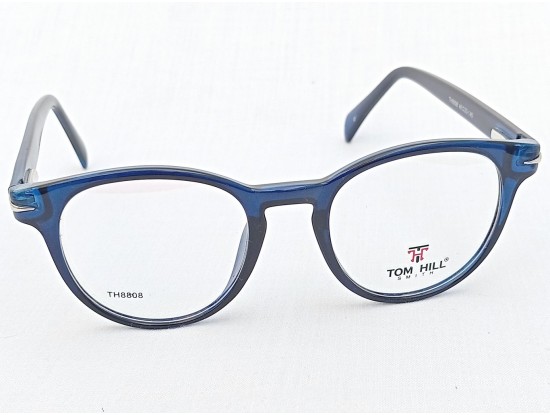 Small Size Round Blue Eyeglasses