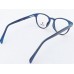 Small Size Round Blue Eyeglasses