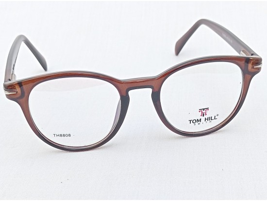 Small Size Round Brown Eyeglasses