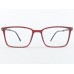 Medium Size Rectangle Maroon Eyeglasses