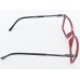 Medium Size Rectangle Maroon Eyeglasses