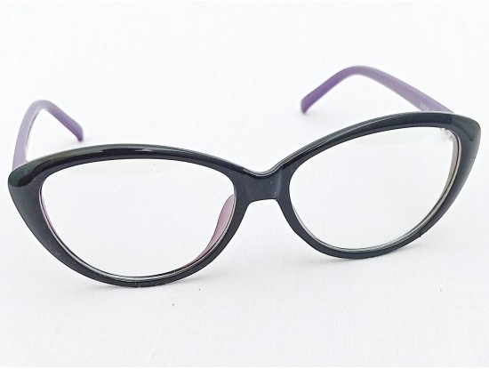 Medium Size Cat Eye Black Color Eyeglass